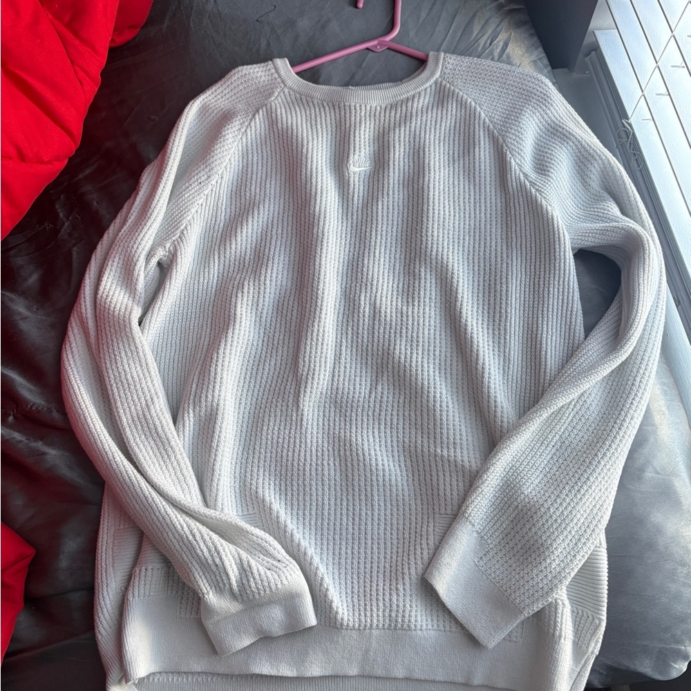 Nike Men’s White Crew Neck Sweater